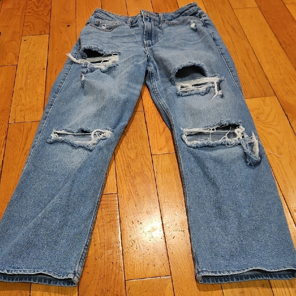 Hollister Ripped Blue Jeans